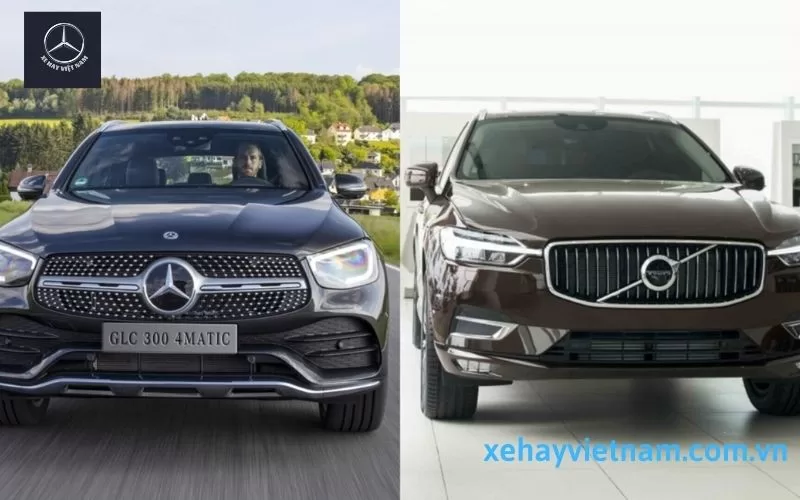 so sánh Volvo XC60 và Mercedes GLC 300 2