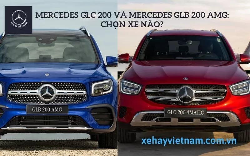 so sánh xe Mercedes GLC 200 và Mercedes GLB 200 AMG 16