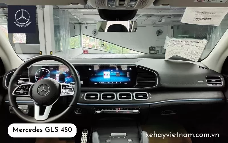 Hoàn toàn có thể yên tâm trải nghiệm nội thất xứng tầm trên Mercedes GLS 450